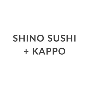 Shino Sushi + Kappo logo